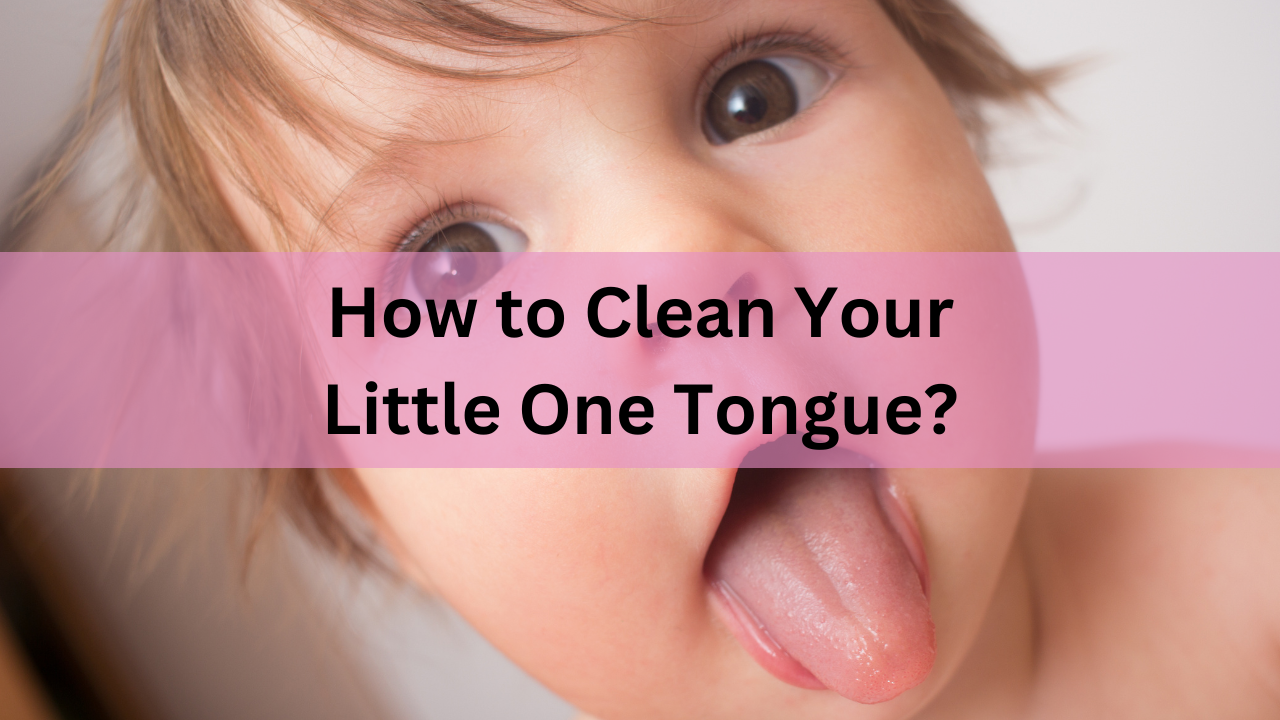 cleaning baby tongue