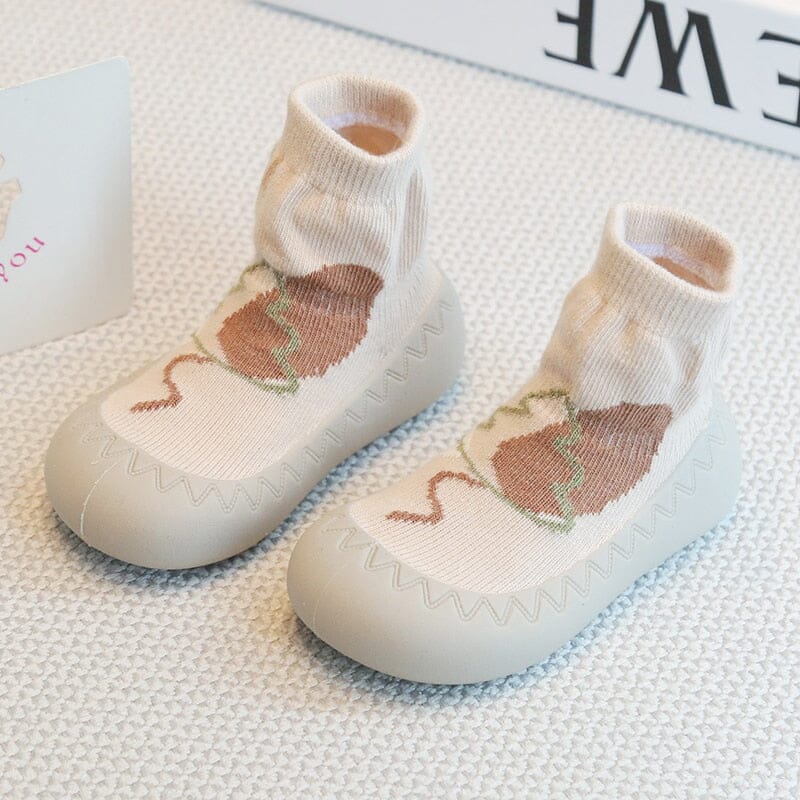 Animal-Face Baby Sock Shoes for First Walkers - RoniCorn