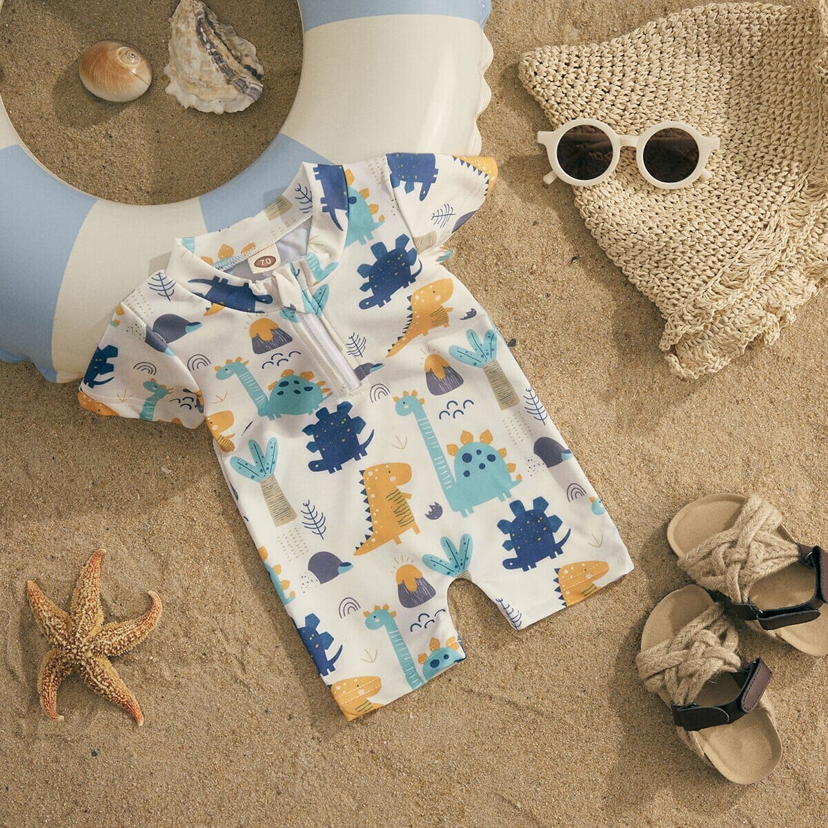 Dinosaur Swimsuit For Infants and Toddlers - RoniCorn
