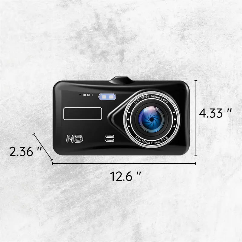 Wide Angle 1920x1080P FHD Dual Dash Cam