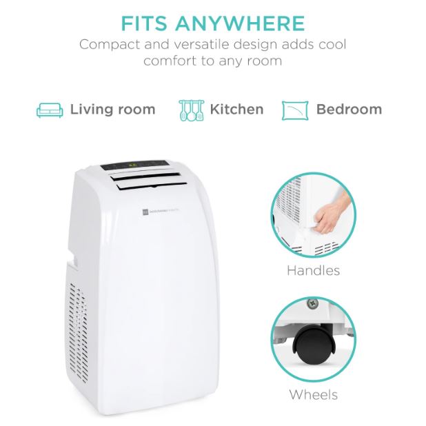 Portable 3-in-1 Air Conditioner w/ 14,000 BTU, Remote