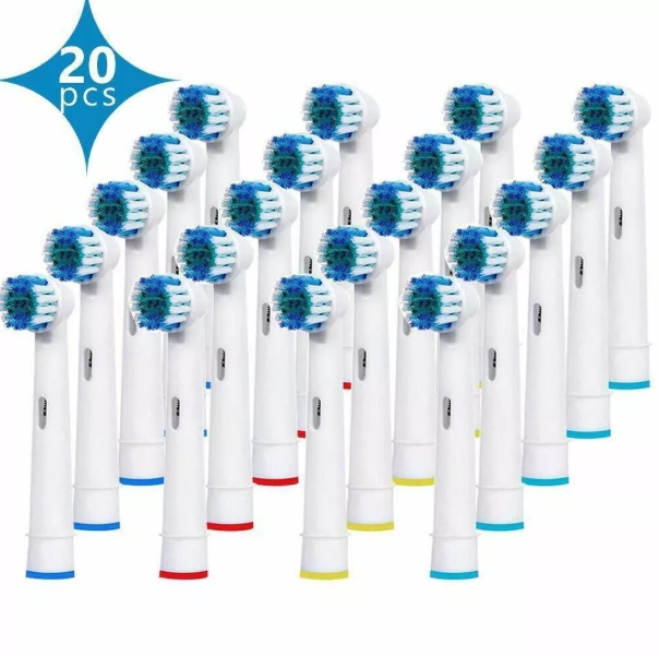 Oral B Electric Braun Toothbrush Heads Replacement (20-pack)