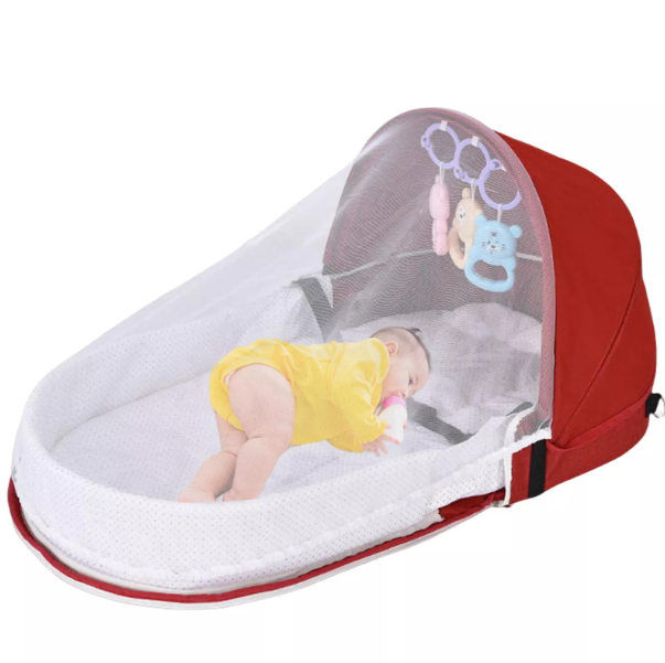 Portable Foldable Newborn Infant Baby Travel Crib Bassinet