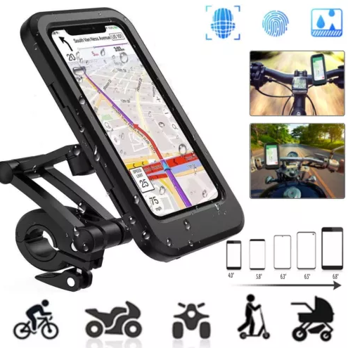 Waterproof Bicycle Motorbike Phone Mount Holder