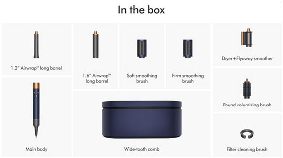 Dyson Airwrap™ multi-styler and dryer Straight+Wavy (Prussian Blue/Rich Copper) - Open Box