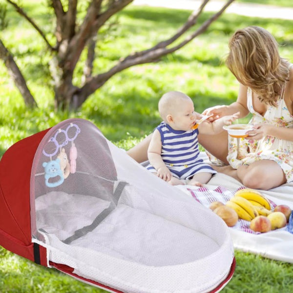 Portable Foldable Newborn Infant Baby Travel Crib Bassinet