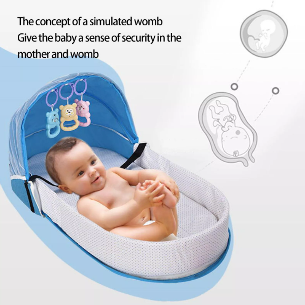 Portable Foldable Newborn Infant Baby Travel Crib Bassinet