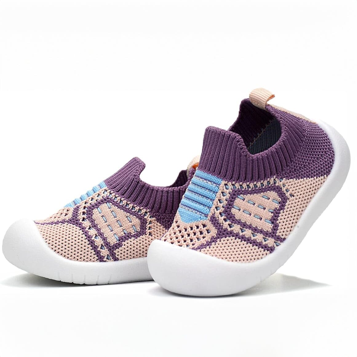 Purple Baby Mesh Shoes For First Walker