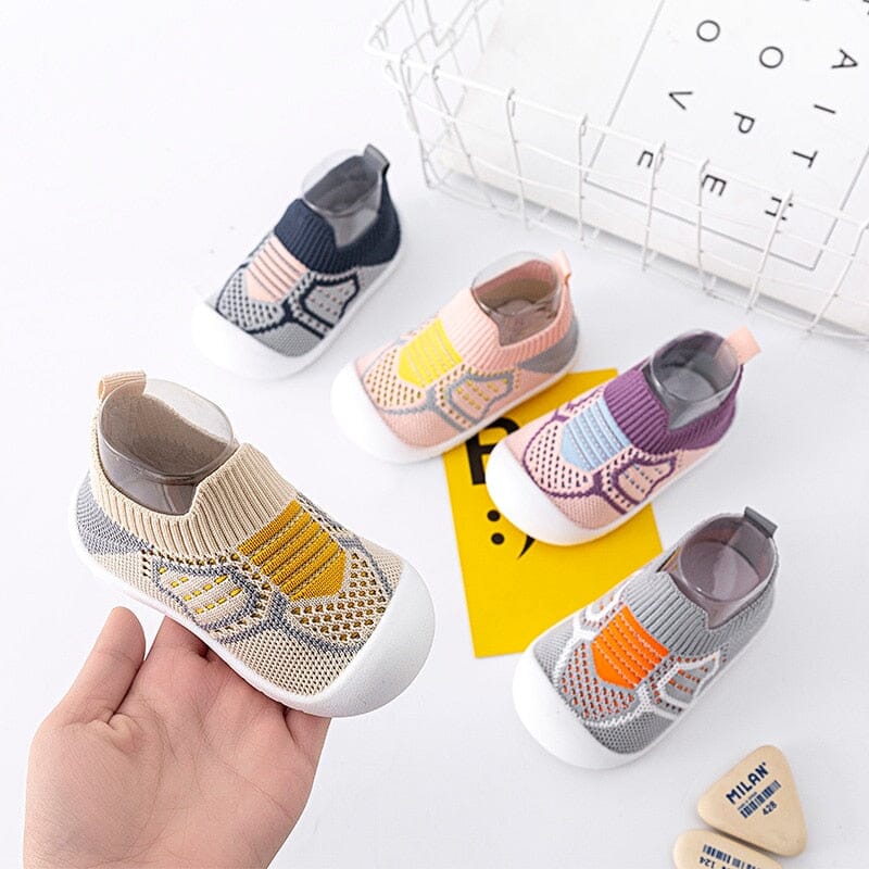 5 different colors of Baby Mesh Shoes For First Walker