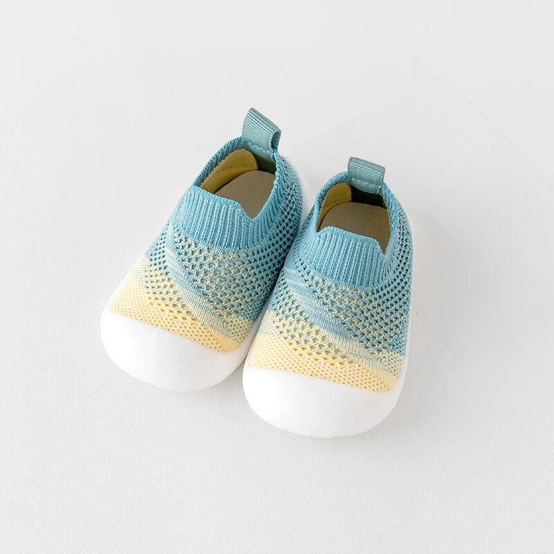 Green Baby First Walker Breathable Mesh Shoes