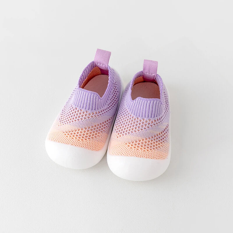 Purple Baby First Walker Breathable Mesh Shoes