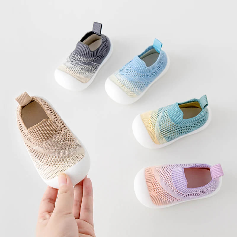 5 Different colors of Baby First Walker Breathable Mesh Shoes
