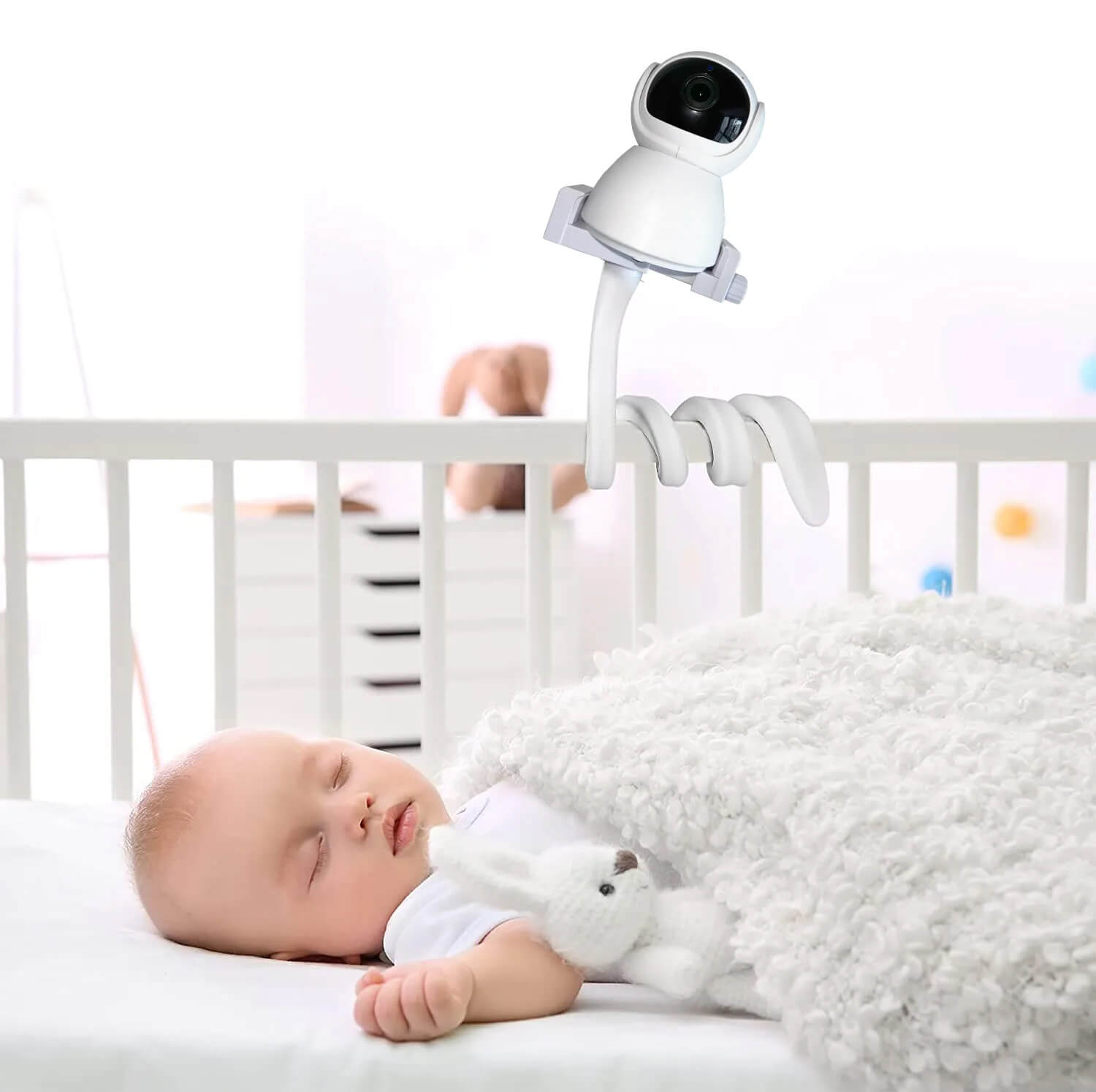 Baby Monitor With 5-Inch IPS Screen and a Camera-Holder - RoniCorn