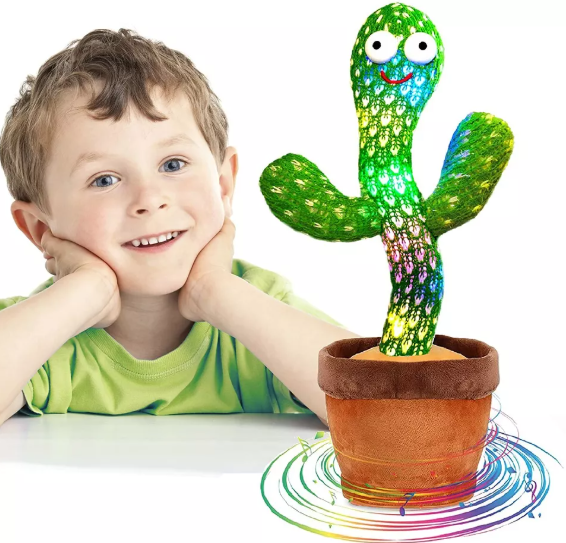 Kids Talking Dancing Cactus Toy