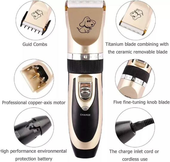 Dog Grooming Clippers for Professional Pet Hair Trimming