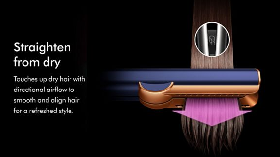 Dyson Airstrait™ straightener (Prussian Blue/Rich Copper) -Open Box