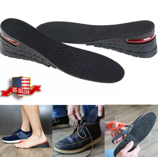 Invinsible Unisex Height Boosting Increase Foot Insoles