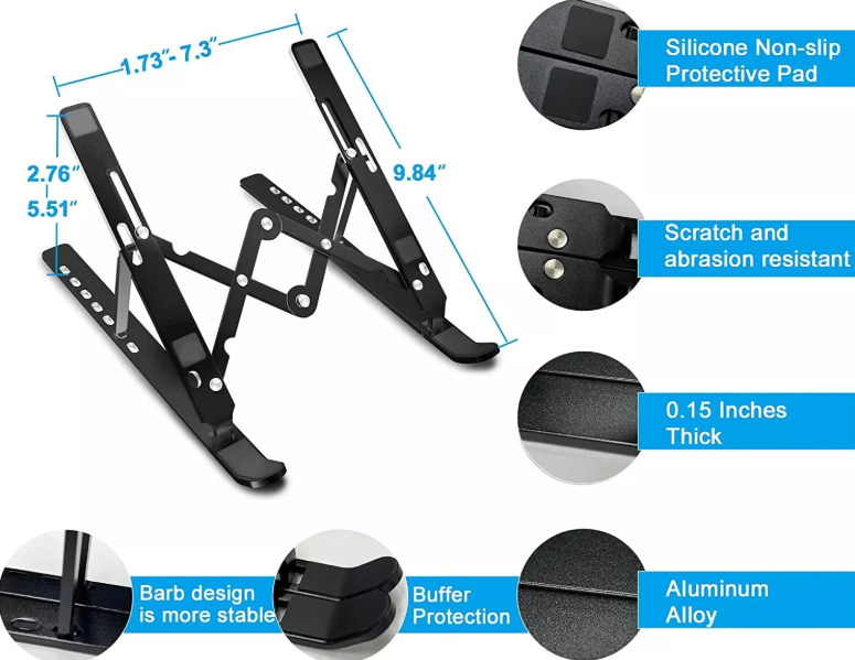 Portable Adjustable Aluminum Laptop Stand