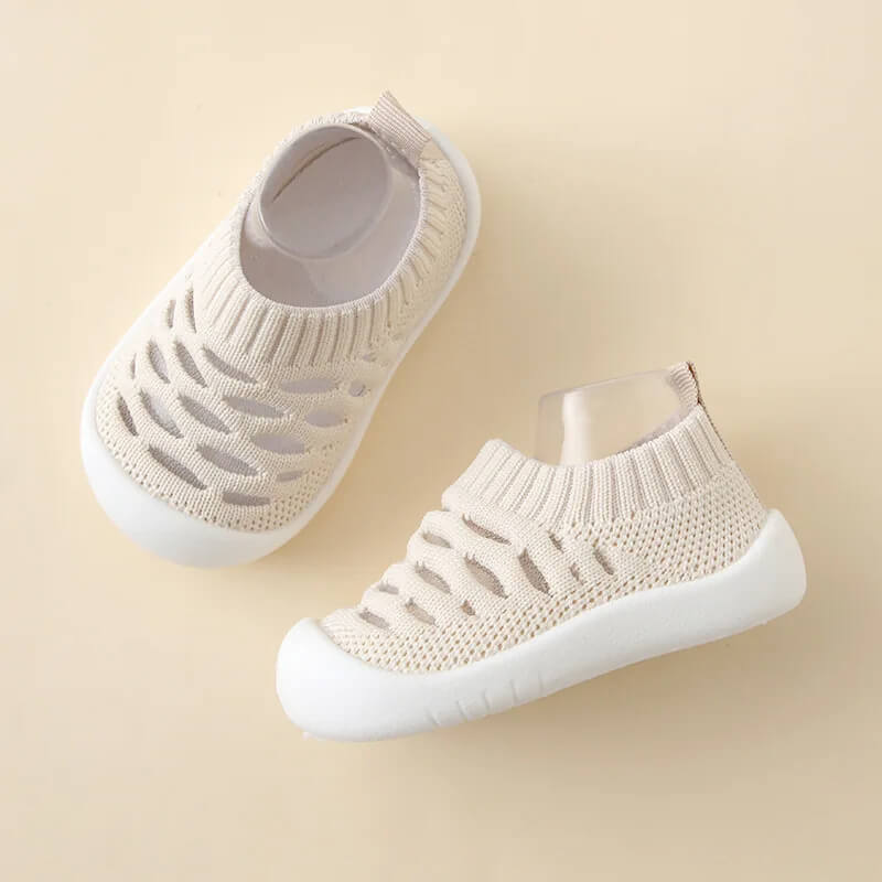 Khaki Breathable Baby Mesh Shoes First Walker