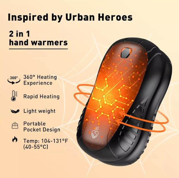 Rechargeable Hand Warmers Electric Pocket Heater