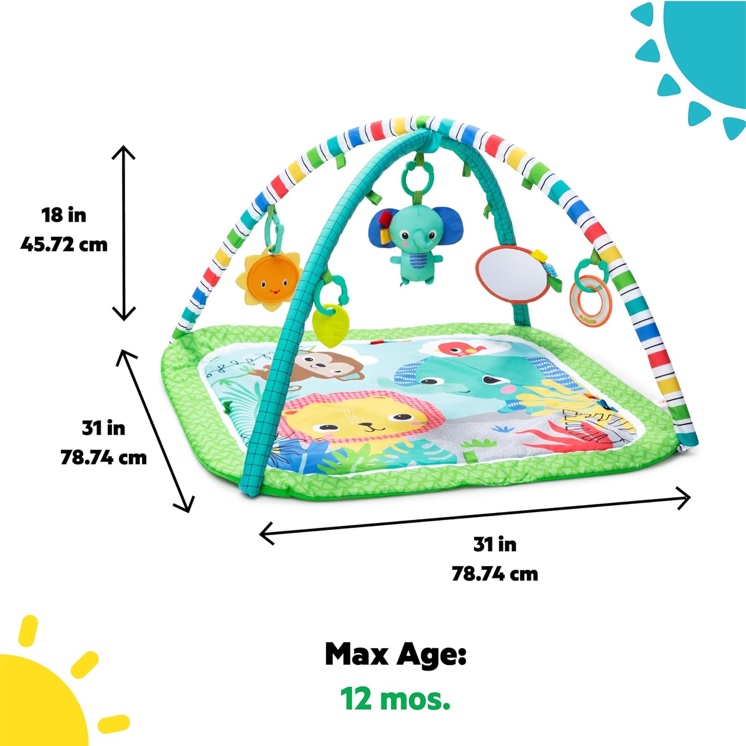 Foldable Baby Infant Play Gym Mat – Where Playtime Meets Adventure