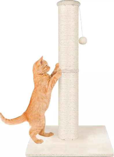 Cat Scratching Post for Cats - Prevent Furniture Scratches with Durable Scratch Pole