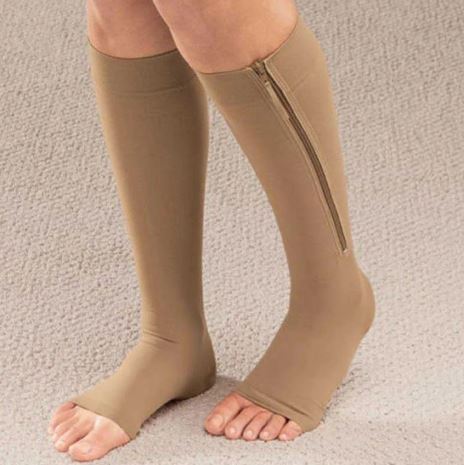 Zippered Compression Support Socks