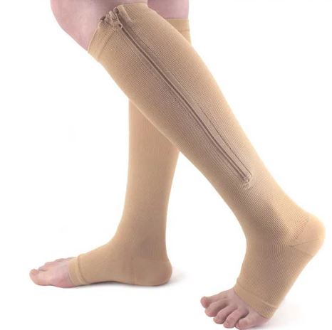 Zippered Compression Support Socks