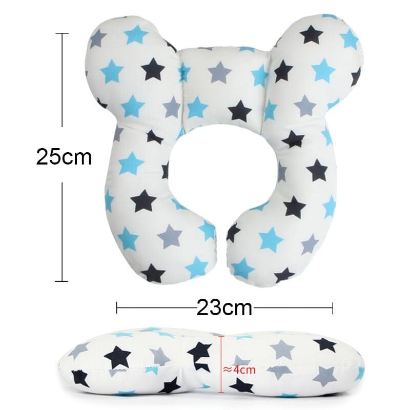 0- 3 Years U-Shaped Headrest - Baby Travel Pillow for Neck Support and Safety - RoniCorn