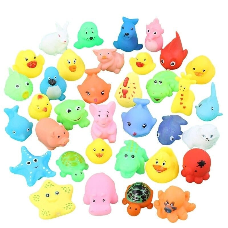 10PCS Cute Animals Swimming Water Toy Set - RoniCorn