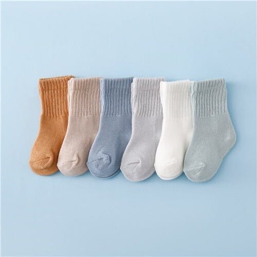 Cotton Baby Socks – Pack of 6 - RoniCorn