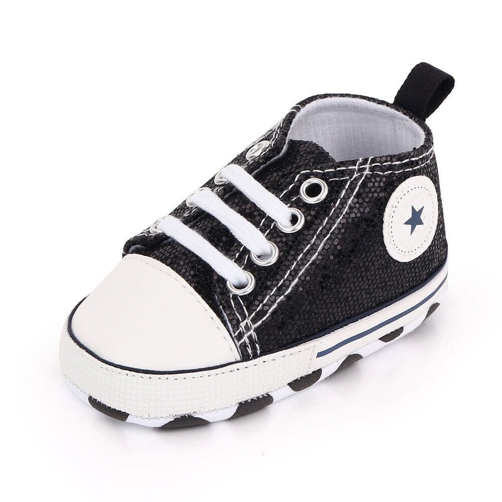 Girls' Bling Canvas Baby Shoes - RoniCorn