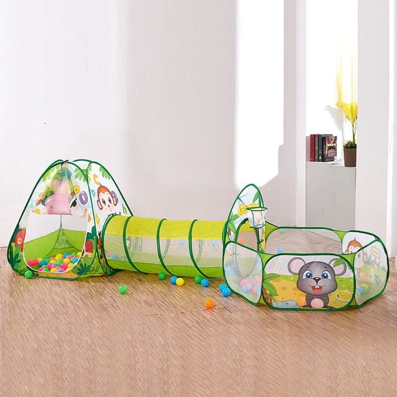 Foldable Children's Tent With 100 Balls - RoniCorn