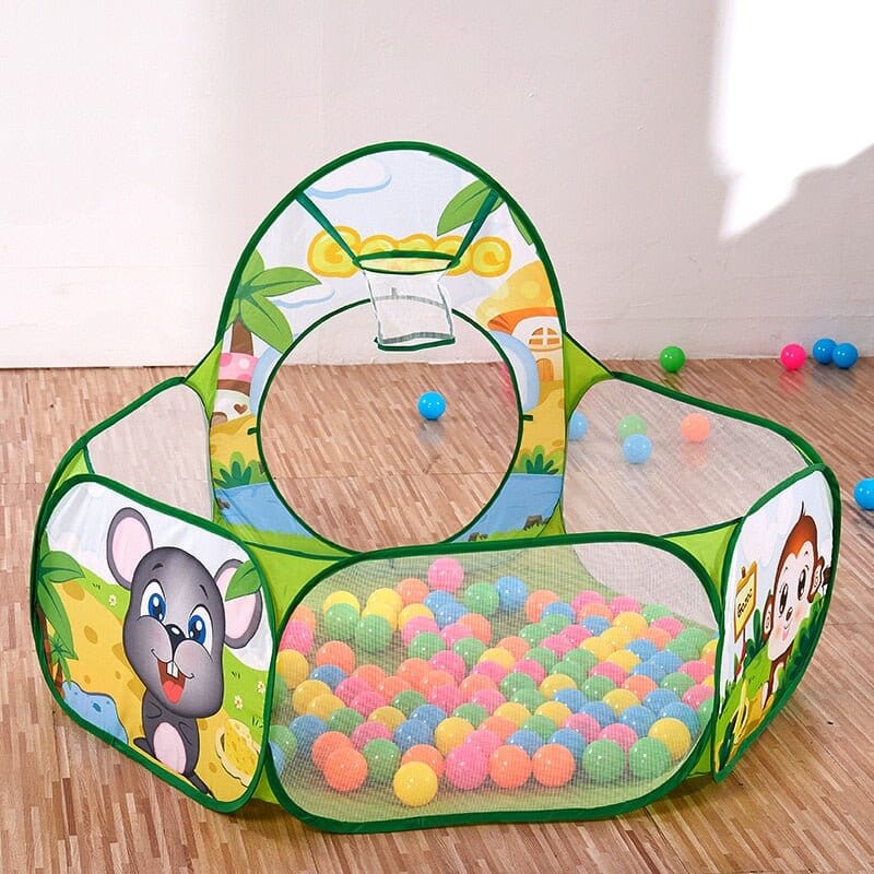 Foldable Children's Tent With 100 Balls - RoniCorn