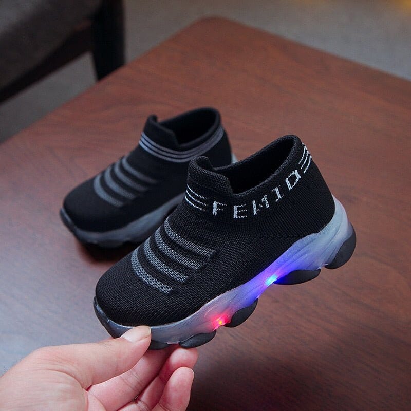 Kids LED Luminous Mesh Sneakers - RoniCorn