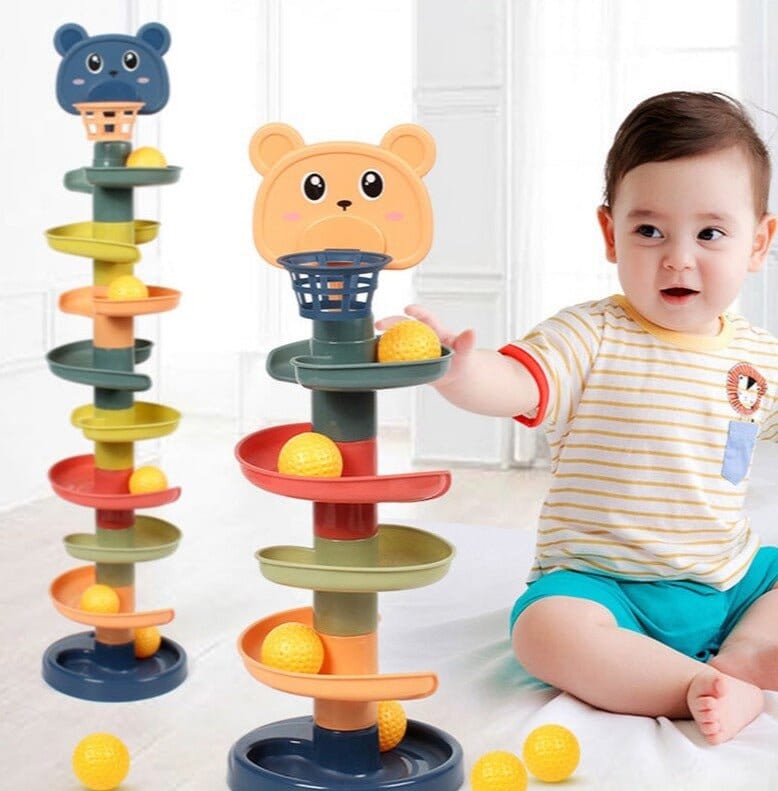 Rolling Ball Pile Tower For Kids - RoniCorn