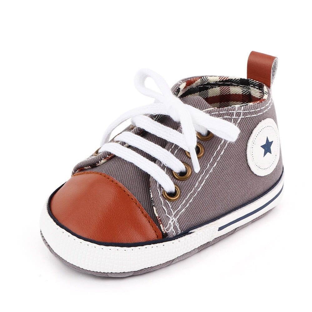 Baby Boy Star High Top Sneakers - RoniCorn