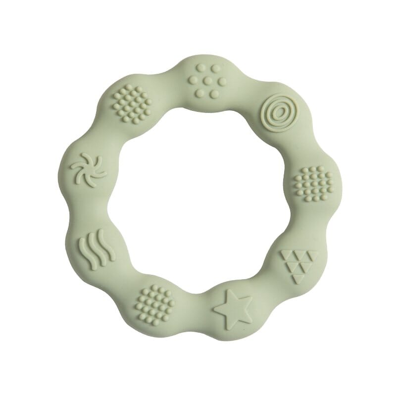 Star-Shape Baby Soothing Silicone Teether - Food Grade, BPA Free, Tactile Training Toy - RoniCorn