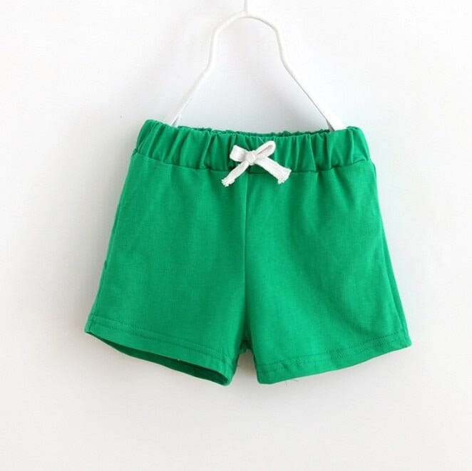 Summer Kids Beach Shorts: Candy-Colored Cotton Casual Sports Shorts for Boys & Girls - RoniCorn