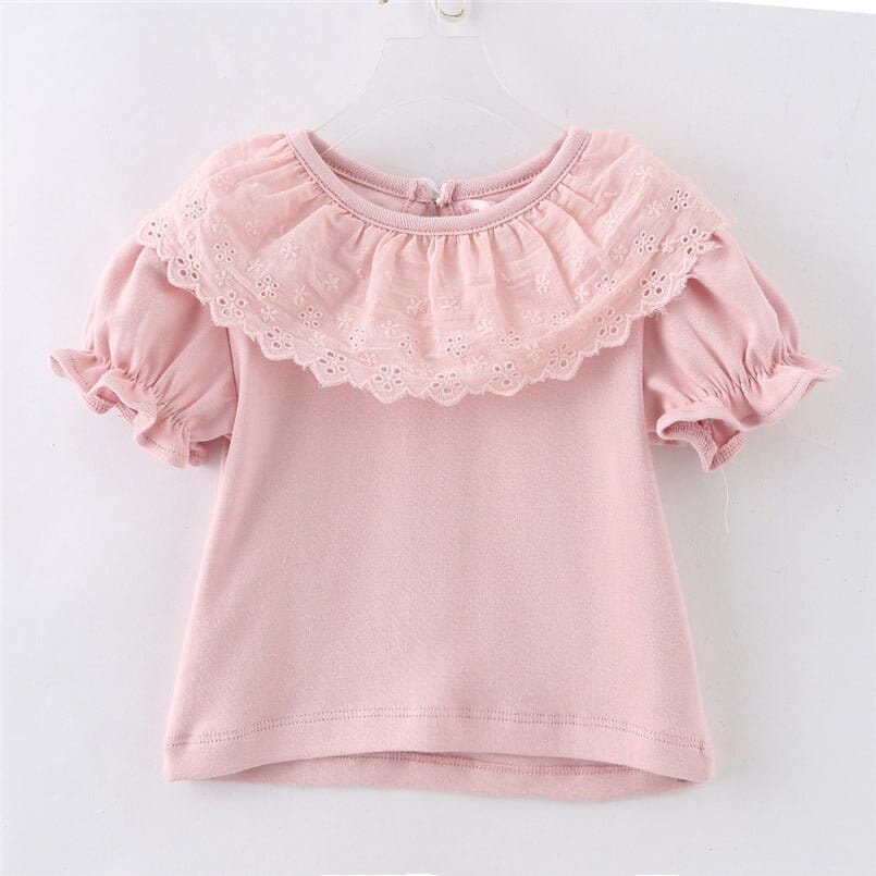 Sweet Summer Puff Sleeve Blouse for Baby Girls - RoniCorn