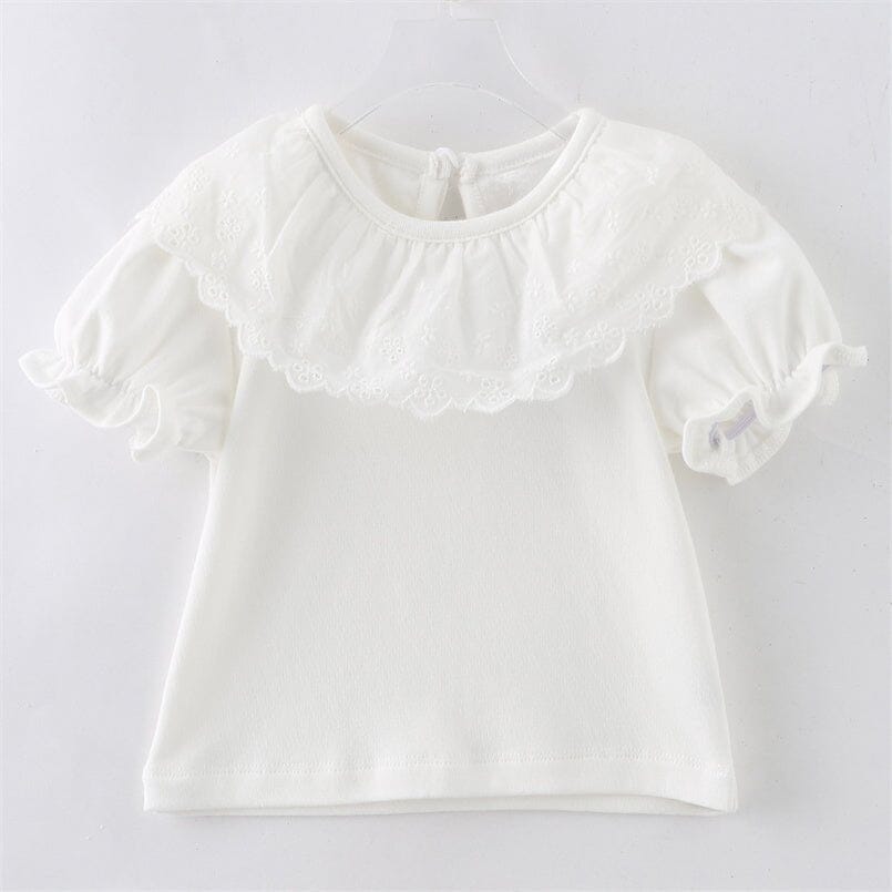 Sweet Summer Puff Sleeve Blouse for Baby Girls - RoniCorn