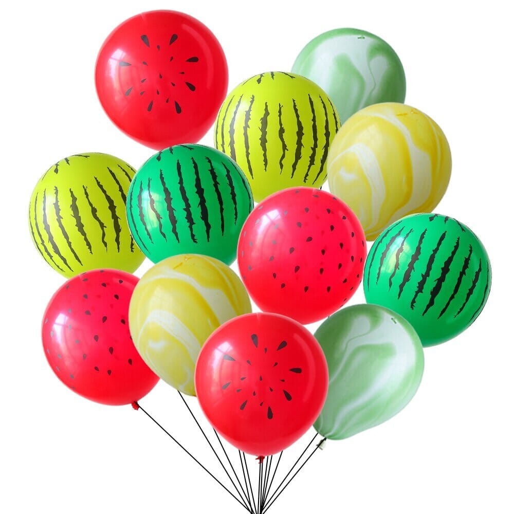 TropiCool 12Pcs Watermelon Balloon Ensemble - RoniCorn