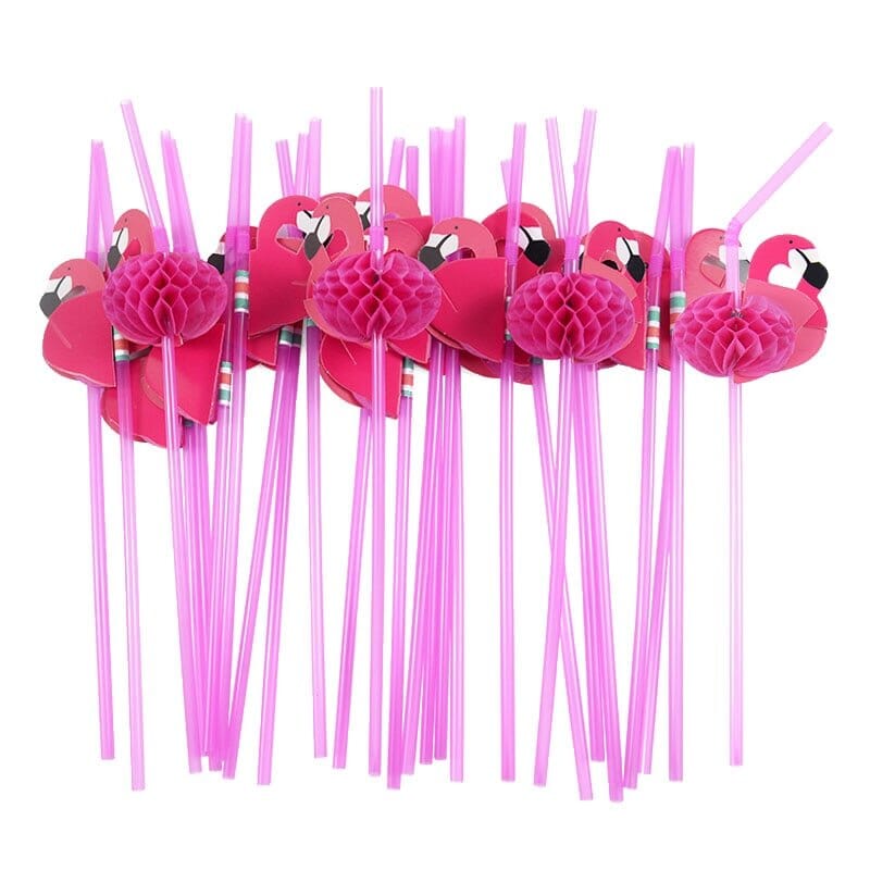 Flamingo & Pineapple Drinking Straws Collection - RoniCorn